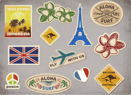 Stickerbogen Standard