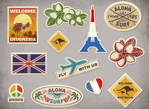 Stickerbogen Standard